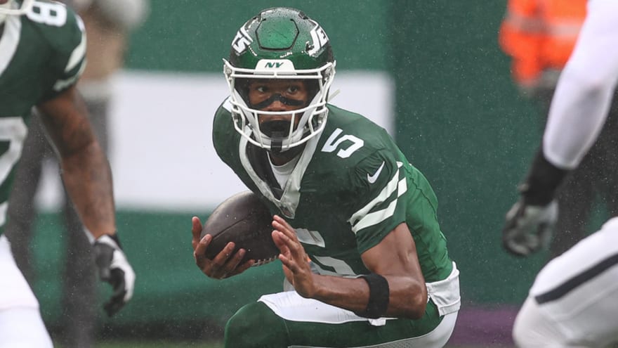 Jets WR Garrett Wilson reacts to Davante Adams trade