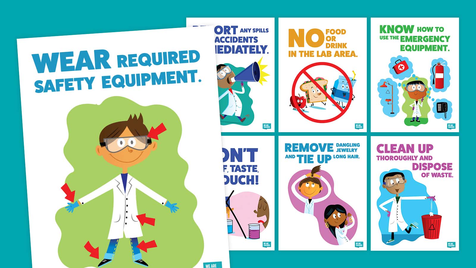 Follow Lab Rules Everyone Should Safety Posters) Printable (Free
