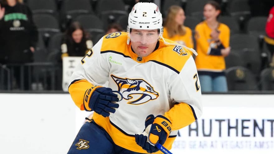 Predators’ Luke Schenn plays in 1,000th career NHL regular-season game