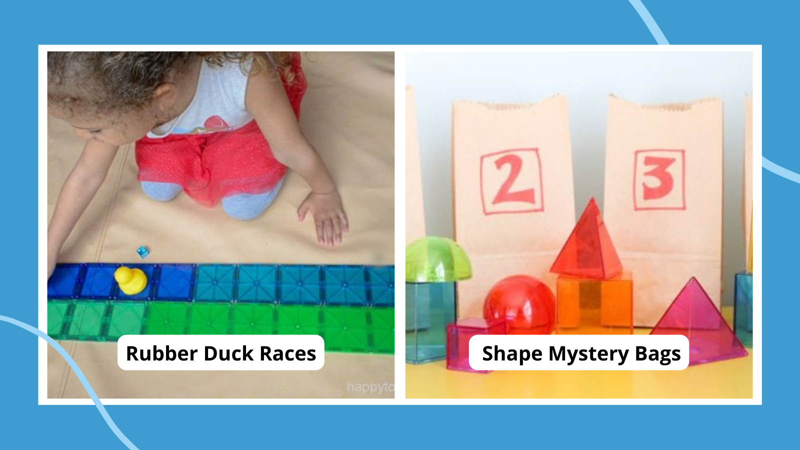 32 Shape and Color Magnets with Real World Objects for Comparison &  Associative Memory, Perfect for Preschool Learning